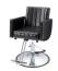 理容 美容室 新品 セット椅子 『FV-1931』 (クロコ風ブラック/フットポンプ式丸脚)