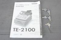 【SOLD OUT】　理容　美容室　店舗什器　中古　CASIOレジスター　『TE-2100』