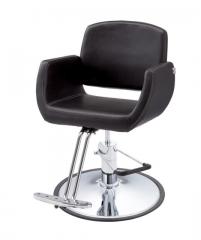 理容　美容室　新品　セット椅子　『FV-1962』　(ブラック/フットポンプ式丸脚)