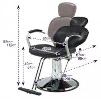 理容　美容室　新品　シャンプー椅子　『FV-2201　シャンプーチェアU70 』　(ブラック)