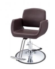 理容　美容室　新品　セット椅子　『FV-1962』　(ブラウン/フットポンプ式丸脚)