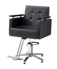 【廃番】理容　美容室　新品　セット椅子　『FV-1926』　(ブラック/フットポンプ式5本脚)