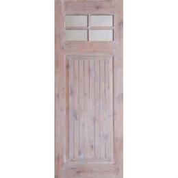 理容　美容室　店舗ドア　『[イースト]ノッティーアルダー　アンティーク塗装ドア』　ドア幅/762mm　(ホワイト)　7