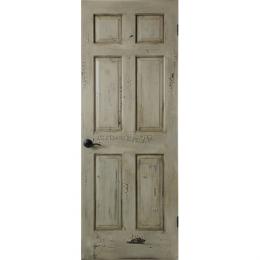 理容　美容室　店舗ドア　『[イースト]ヘムロック　ヴィンテージ塗装ドア』　ドア幅/661mm　(クラッキング)　1