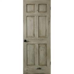 理容　美容室　店舗ドア　『[イースト]ヘムロック　ヴィンテージ塗装ドア』　ドア幅/610mm　(クラッキング)　1