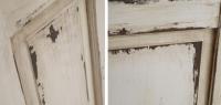 理容　美容室　店舗ドア　『[イースト]ヘムロック　ヴィンテージ塗装ドア』　ドア幅/610mm　(ピーリング)　2