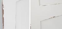 理容　美容室　店舗ドア　『[イースト]ヘムロック　スクラッチ塗装ドア』　ドア幅/661mm　(ホワイト)　8