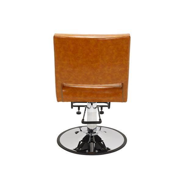 理容 美容室 新品 セット椅子 『FV-1627 アーロン』 (キャメル/丸盤 