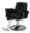 【SOLD OUT】理容　美容室　新品　セット椅子　『エルティ』　 (ブラック/丸盤ベース)