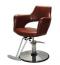 【SOLD OUT】理容 美容室 新品 セット椅子 『ベリー』 (マロン/丸盤ベース)
