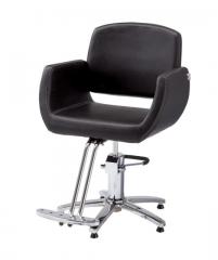 理容　美容室　新品　セット椅子　『FV-1962』　(ブラック/フットポンプ式5本脚)