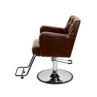 理容　美容室　新品　セット椅子　『FV-1627S　アーロン』　(プレミアブラウン/丸盤)