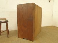 【SOLD OUT】　理容　美容室　店舗家具　『味わいある古い木製の飾り棚』