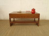 【SOLD OUT】　理容　美容室　店舗家具　『小振りサイズの古い木製文机』