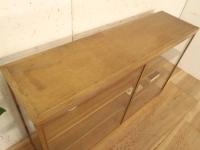 【SOLD OUT】　理容　美容室　店舗家具　『大きな古い木製ガラスケース』