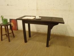 【SOLD OUT】　理容　美容室　店舗家具　『貴重なバタフライ式の古い木製』